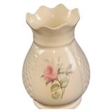 Vintage Pink Rose Bone Fine China Bud Vase