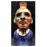 Van Gogh Bust Pottery Pitcher by Joni DeWitt - Com