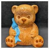 Vintage Country Bear Brand Ceramic Bear Cookie Car