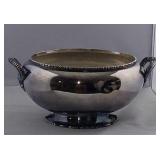 Vintage Silver Plate Serving Bowl With Handles