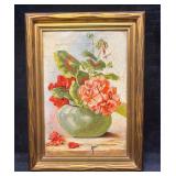 Framed Original Oil On Canvas By D.B. Shea