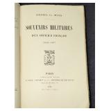 1896 Souvenirs Officier Francais 1848-1887 Softcov