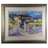 JB Framed Valentina DuBasky Coastal Landscape Prin