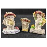 Three Dreamciles Baby Figurines (1) "My First Read