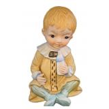 Vintage Ceramic Baby Boy Figurine