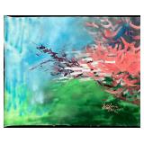 Original Acrylic Paint And Spray Paint On Canvas S