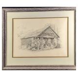 F34 Framed LE The Old Sautee Store Print