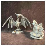 Rawcliffe Pewter Dragon Mom Reading to Her Baby Sc