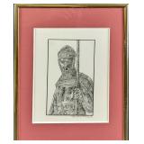 Framed Signed & Numbered Soldier Print