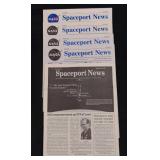 Five NASA Spaceport News Newspapers