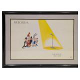 Framed Mel Blanc Speechless Tribute Warner Bros Pr