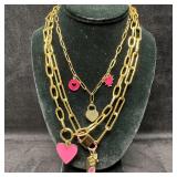 Melania Clara Alexa Rae Assorted Gold Necklace Rhi