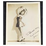 Autographed Ice Skater Joan Hyldoft Photo