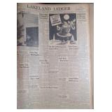 Vintage Bound Florida Lakeland Ledger Oct To Decem