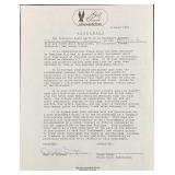 Signed David Deacon Jones HOF Football Letter