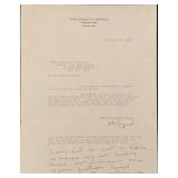 Richard E. Byrd Typed And Hand Written Signed Lett