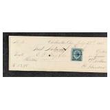 Antique H Hoover Signed Check