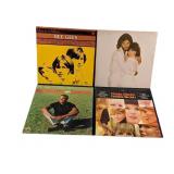 4 Vinyl LP Records Belafonte Petula Clark Streisan