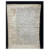 1552 Copy Of Royal Charter of Clermont, France