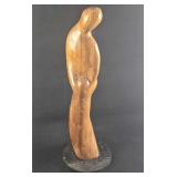 Hand Carved Wooden Abstract Figure Figurine