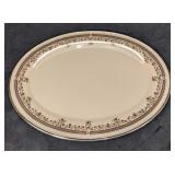 Retired Lenox Fine China Lace Point 16" Oval Servi