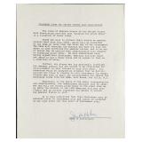 Jim McMahon Signed American Airlines Golf Letter