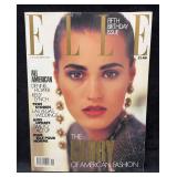 Vintage Elle UK Magazine November 1990 Yasmin Le B