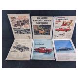 Vintage Car Advertisement Lot GMC, Ford, Chevrolet