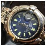 Paolo Gucci Stainless Steel Wristwatch Blue Dial