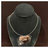 Edforce Stainless Steel Necklace & Three Interchan