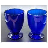 2 Glass Martinsville Addie Cobalt Blue??????? Tumb