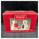 Coca Cola Playtime Cubs Polar Bear Salt and Pepper