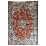Afghan Hand Knotted Wool Rug 68" x 47".