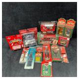 Coca-Cola Collectibles Lot Vehicles Figurines Sign