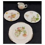 Lot of 4 Assorted Vintage Antique China Dishes - F