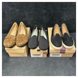 Clarks Womenï¿½s Shoes with Boxes Lot of Three Leopa