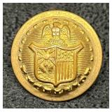 U.S. Civil War New York State Seal Staff Button
