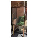 Vintage Ornate Wooden Mirror