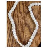 Mother Of Pearl White Necklace