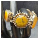 Carved Tiger Eye Yellow Agate Jasper Whitney Kelly