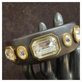 Rodrigo Otazu Resin Wood Cuff Bangle Bracelet Ital