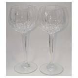 2 8" Artic Lights Wine Glasses B