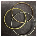 Bracelets Bangle Set Brass and Sterling Set