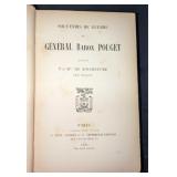 1895 Souvenirs De Guerre General Baron Pouget HC