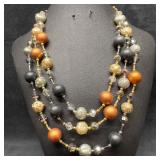 Vendome Multi Colored Beads Costume Jewelry Beaded
