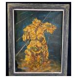 Abstract Original Oil on Canvas Painting