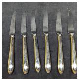 6 Retired Mikasa Estasi Stainless French Knives
