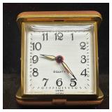 Equity Travel Alarm Clock Wind Up in Folding Case