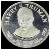 Harry Truman Sterling Silver Presidential Coin