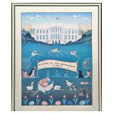 Easter At The White House 2001 Framed Print By D.